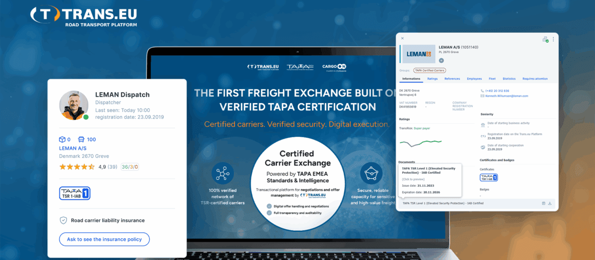 How to find a verified carrier in minutes with the Certified Carrier Exchange